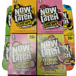 NOW AND LATER FRUIT CHEWS CANDY