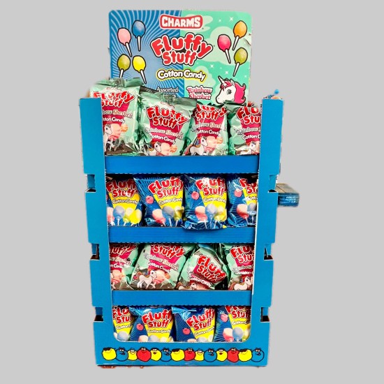 Fluffy Stuff Cotton Candy Display 96ct