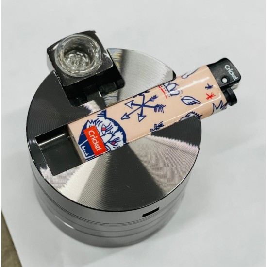 GRINDER WITH LIGHTER HOLD