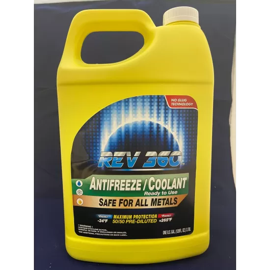 REV 360 Antifreeze Coolant (For Any Engine) 6Ct Per Box