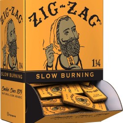 ZIG ZAG SLOW BURNING 1 1/4 DISPLAY 48CT