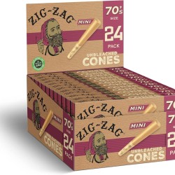 ZIG ZAG MINI UNBLEACHED CONES