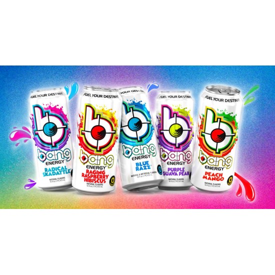 Bang Energy Drinks Assorted Flavors 12ct 16oz