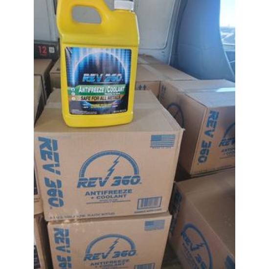 REV 360 Antifreeze Coolant (For Any Engine) 6Ct Per Box