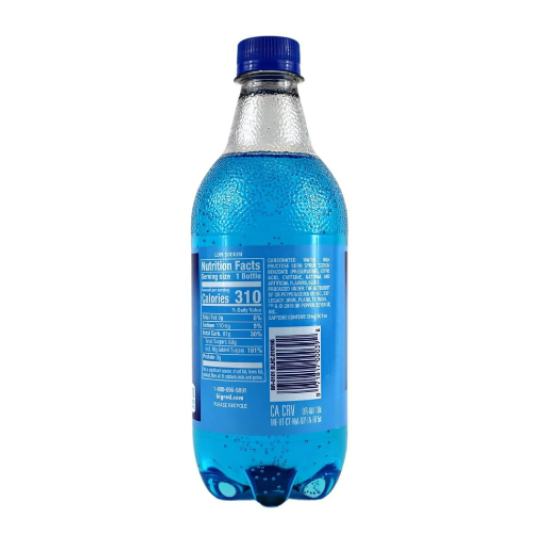 BIG BLUE SODA 24 PACK 20 OZ 591 ML