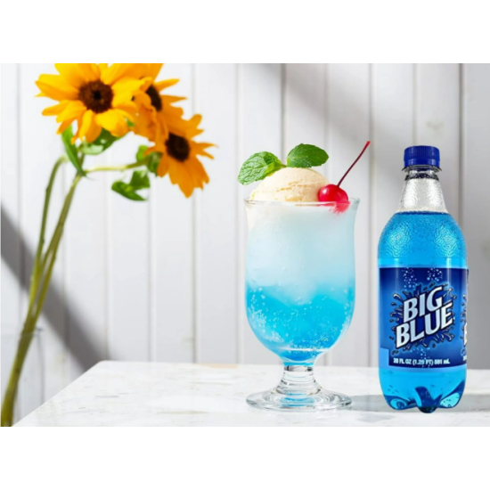 BIG BLUE SODA 24 PACK 20 OZ 591 ML