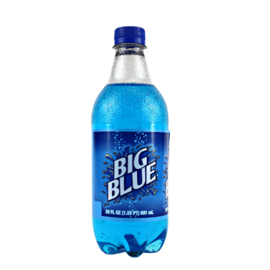 BIG BLUE SODA 24 PACK 20 OZ 591 ML