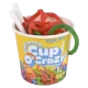 KIDSMANIA CUP O'CRAZY GUMMY NOODLES 12CY