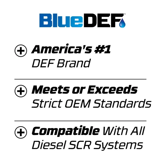 BLUE DEF DIESEL EXHAUST FLUID 2.5  1GALON PER BOX 