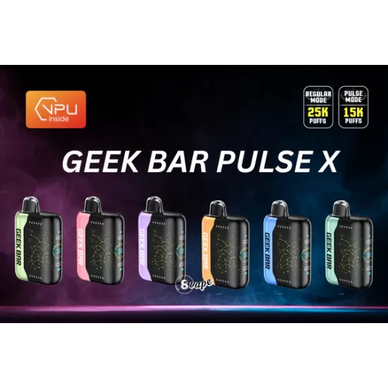 GEEK BAR PULSE X 25 PUFFS 5CT