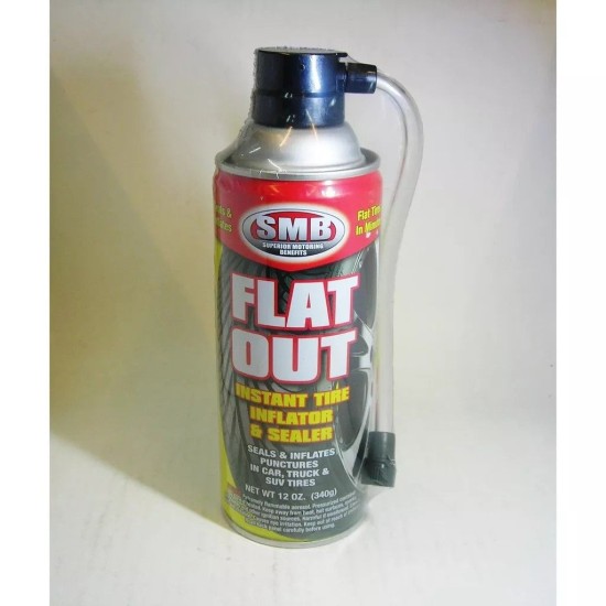 SMB Flat Out Tire Inflator & Sealer 12Oz