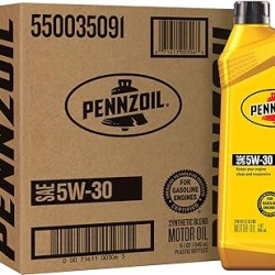 Pennzoil Synthetic Blend 5W-30 Motor Oil (1-Quart, Case of 6)