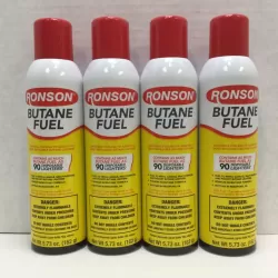 Ronson Butane Fuel Refillable Lighter Refill, 5.73 OZ, 